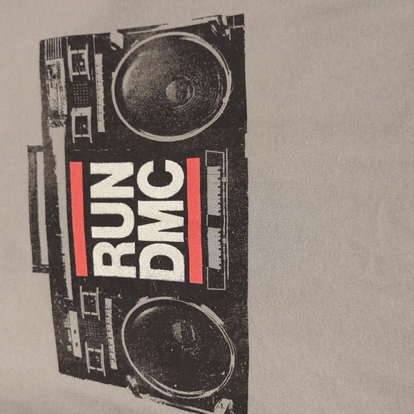 Gray RUN DMC Oversized Vintage Sweatshirt - Picture 5 of 5